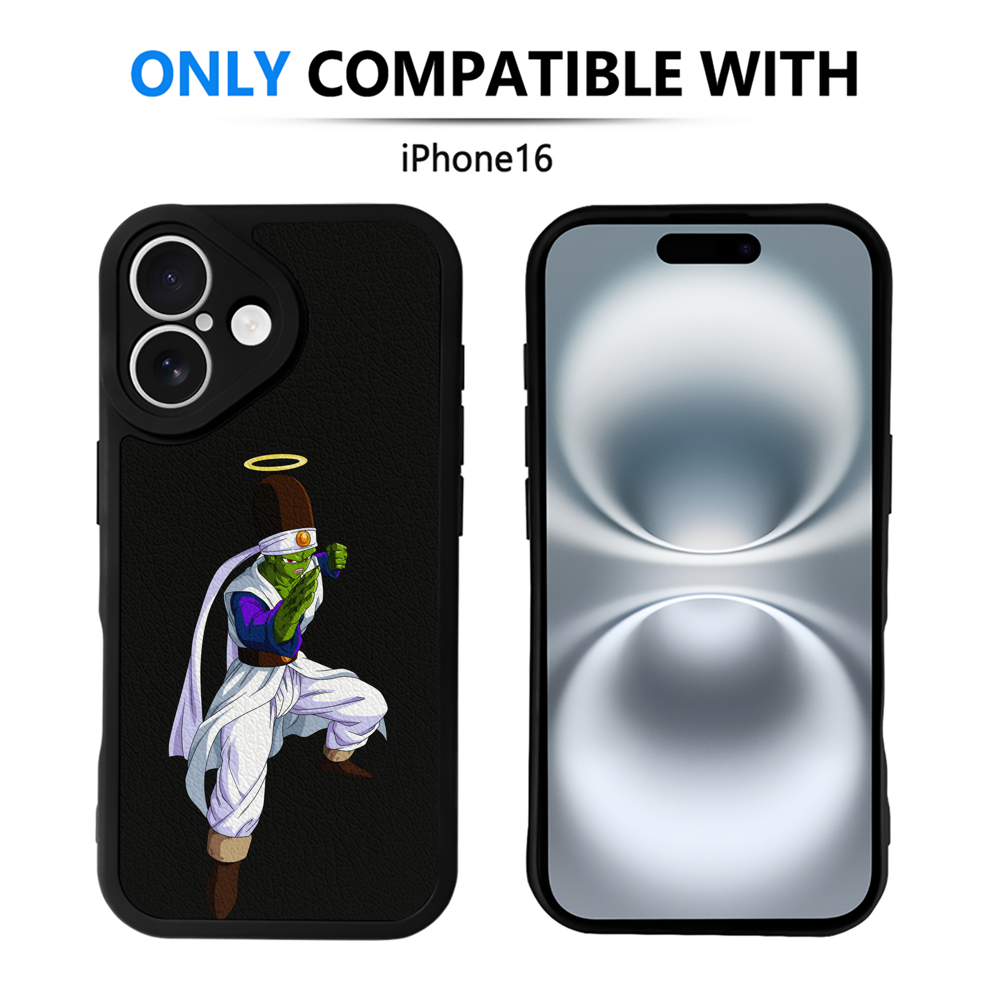 （画像用） ドラゴンボール パイクーハン DRAGON BALL Pikkon 【iPhone 16シリーズ対応】シリコンスマホケース（レザー調） 材質：シリコン